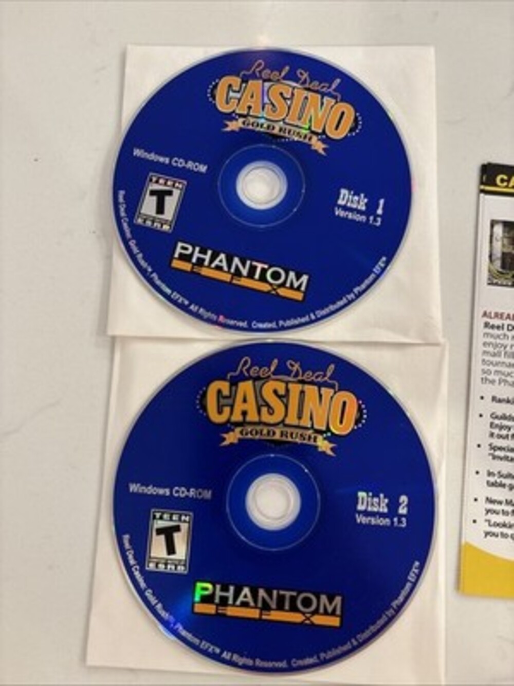 Y2k Reel Deal Casino: Gold Rush (PC, 2007)